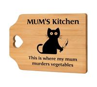 Greatabox Mum Birthday Gifts, Gifts for Mum from Daughter Son, Mummy Gifts on Birthday Christmas Valentines Mothers Day - Funny and Practical Bamboo Cutting Board Kitchen
