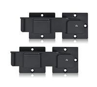 GreaTalent 7.5" Flip Gate Latch Lock with Padlock Hole 2Pack, 4mm Heavy Duty Aluminum Alloy Adjustable Door Latch for Sliding Swing Open Door, Outdoor Gate, Wooden Fence, Barn Door, Shed, Garage, Yard