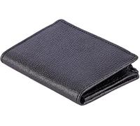 GreatDio Black Mens Pocket Cardholder Wallet with Soft Synthetic Quality and Light Weight.