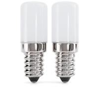 greate. 2 x E14 2W LED Fridge Light Bulbs - E14 LED Bulbs for Fridge, Freezer, Refrigerator, Sewing Machine, Salt Lamp - E14 LED Bulb with 135 Lumens, 6000K & 25,000 Hours Life
