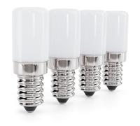 greate. 4 x E14 2W LED Fridge Light Bulbs - E14 LED Bulbs for Fridge, Freezer, Refrigerator, Sewing Machine, Salt Lamp - E14 LED Bulb with 135 Lumens, 6000 K & 25,000 h Life Time