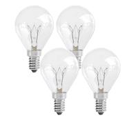 greate 4X E14 Oven Bulb 40W 300 Degrees Heat Resistant - Oven Light Bulb, Salt lamp, Microwave, Lava lamp and More - lamp 40W with 400 lumens & 2700K Warm White