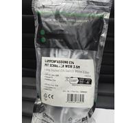 greate. Portalampada E14 con cavo e interruttore bianco 35 metri -Porta lampa...