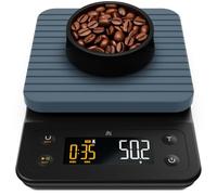 Greater Goods Digital Accurate Coffee Scale for Pour-Over Maker, with Timer for Great French Press and General Kitchen Use, Designed in St. Louis, (Stone Blue)