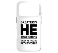 Greater Is He That Is In Me Than He That Is In The World Case for iPhone 17 Pro