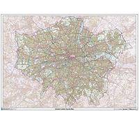 Greater London County Map-Paper