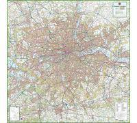 Greater London - UK County Map - 150 x 150 cm