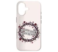 Greater Love Hath No Man Christian Scripture Faith Love Case for iPhone 17