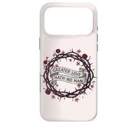 Greater Love Hath No Man Christian Scripture Faith Love Case for iPhone 17 Pro Max