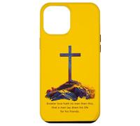 Greater Love Hath No Man Than This - John 15:13 Jesus Cross Case for iPhone 12 Pro Max