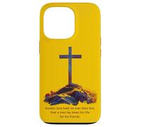 Greater Love Hath No Man Than This - John 15:13 Jesus Cross Case for iPhone 13 Pro