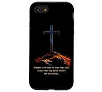 Greater Love Hath No Man Than This - John 15:13 Jesus Cross Case for iPhone SE (2020) / 7/8