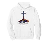Greater Love Hath No Man Than This - John 15:13 Jesus Cross Pullover Hoodie