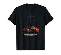 Greater Love Hath No Man Than This - John 15:13 Jesus Cross T-Shirt