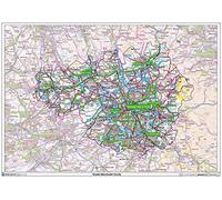 Greater Manchester County Map-Paper
