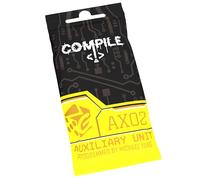 Greater Than Games: Compile: Aux 2 - Mini Expansion, Auxiliary Unit, Area Control Strategy Card Game, 3 New Protocols, Play As AI, Ages 14+, 2 Player