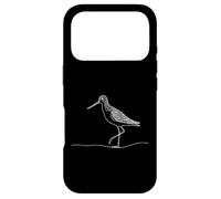 Greater Yellowlegs Line Art Birdwatcher Case for iPhone 17 Pro