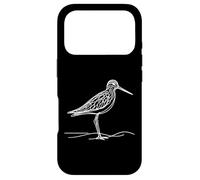 Greater Yellowlegs Line Art Birdwatcher Case for iPhone 17 Pro