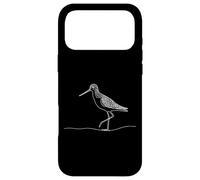 Greater Yellowlegs Line Art Birdwatcher Case for iPhone 17 Pro Max