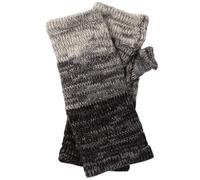 GreaterGood Alpaca Fingerless Mittens - Handmade, Fair Trade, 100% Alpaca Fiber, Gray, One size
