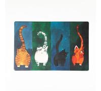 GreaterGood Cute Behinds Floor Mat (Cat, One Size)