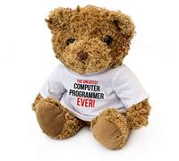GREATEST COMPUTER PROGRAMMER EVER - Teddy Bear - Cute Soft Cuddly - Award Gift Present Birthday Xmas