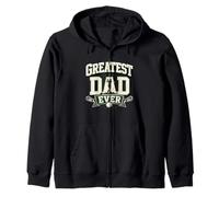 Greatest Dad Ever Golfing Happy Father's Day Golf Lover Zip Hoodie