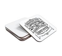 Greatest Dad Worlds Best Carpet Fitter Vintage Style Limited Edition Coaster Unique Fun Fathers Gift - Made in UK