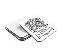 Greatest Dad Worlds Best Lifting Equipment Inspector Vintage Style Limited Edition Coaster Unique Fun Fathers Gift - Made in UK