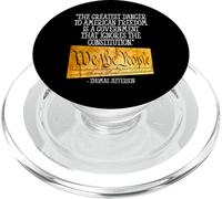 Greatest Danger To Freedom Quote Thomas Jefferson PopSockets PopGrip for MagSafe