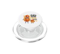 Greatest Father Hot Dog & Mini Hot Dog Design PopSockets PopGrip for MagSafe