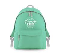 Greatest Geography Teacher Backpack Rucksack 18L Bag - 42 x 31 x 21cm