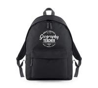 Greatest Geography Teacher Backpack Rucksack 18L Bag - 42 x 31 x 21cm