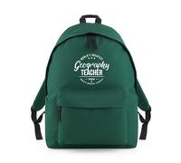 Greatest Geography Teacher Backpack Rucksack 18L Bag - 42 x 31 x 21cm