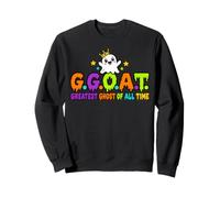 Greatest Ghost of All Time Goat Halloween Trick or Treating Sweatshirt