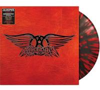 Greatest Hits Red/Black Splatter Vinyl Record LP Aerosmith
