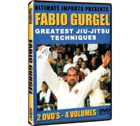 GREATEST JIU-JITSU TECHNIQUES STARRING FABIO GURGEL, 4 VOLUMES ON 2 DVD'S