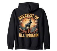 Greatest of All Terrain Mountain Goat Zip Hoodie