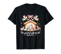 Greatest Presents of All Nativity Scene Christmas Design T-Shirt