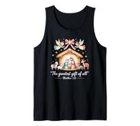 Greatest Presents of All Nativity Scene Christmas Design Tank Top