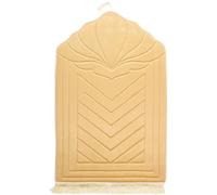 Greatfool Muslim Prayer Mat for Islamic Prayer Mat - Muslim Prayer Mat Thick and Comfortable for Men and Women Muslim - Islam Prayer Mat - Beige