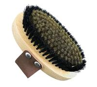 GREATRICH Lymphatic Drainage Brush with Fine Copper Wires, Dry Brush Wooden Lymphatic Drainage with Natural Bristles, Dry Body Brush for Dry Brush, Anti-Cellulite Body Care