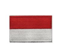 GreatRise Pack of 2 Poland Flag Patch Military Badge, 8 × 5 cm Hook and Loop Europe Flags Embroidered Badge Colourful Self-Adhesive Patch for Clothing Backpack Uniforms Vest Jacket