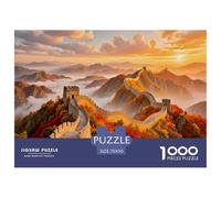 GreatWallSunsetView Durable Interlocking Pieces Fun Hobby for Spare Time, Evenings, Weekends And Holiday Breaks 70x50cm/1000pcs