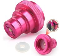 GreatWhip CO2 Quick Adapter Compatible with SodaStream Duo, Crystal 3.0, Gaia, Art, Terra, E-Duo, E-Terra, for Quick Connecting Universal 425 g CO2 Cylinder 60 L, Soda Maker Valve TR21-4 Male Pink