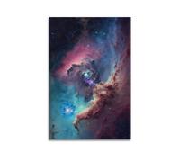greb Spiral Galaxy Planet Space Canvas Poster Room Decor Aesthetic Poster Artistic Poster for Bedroom Living Room Walls 12x18inch(30x45cm) Unframe-style