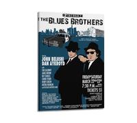 greb The Blues Brothers Movie Canvas Poster Room Decor Aesthetic Poster Artistic Poster for Bedroom Living Room Walls 16x24inch(40x60cm) Frame-style