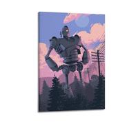 greb The Iron Giant Movie Canvas Poster Room Decor Aesthetic Poster Artistic Poster for Bedroom Living Room Walls 12x18inch(30x45cm) Frame-style