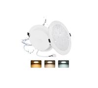 Grebeam 2 * 16W LED Recessed Spotlight 230V, IP44 LED Spot for Bathroom, 3000K/4000K/6000K Warm White Neutral White Cool White, Downlights Ceiling 145-160mm for Bathroom Kitchen Living Room