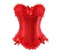 Grebrafan Plus Size Zip Side Corset Top Women Wear Out | Classic elegant corset for Halloween parties and pirate festivals, Street Style for heavy or slim woman